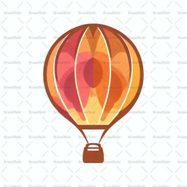 Reisender Heißluftballon